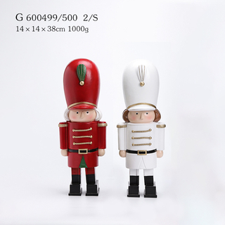 2/A Polyresin Nutcracker Soldier Figurine