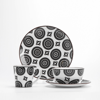 Stoneware Dinnerware Set 16PC